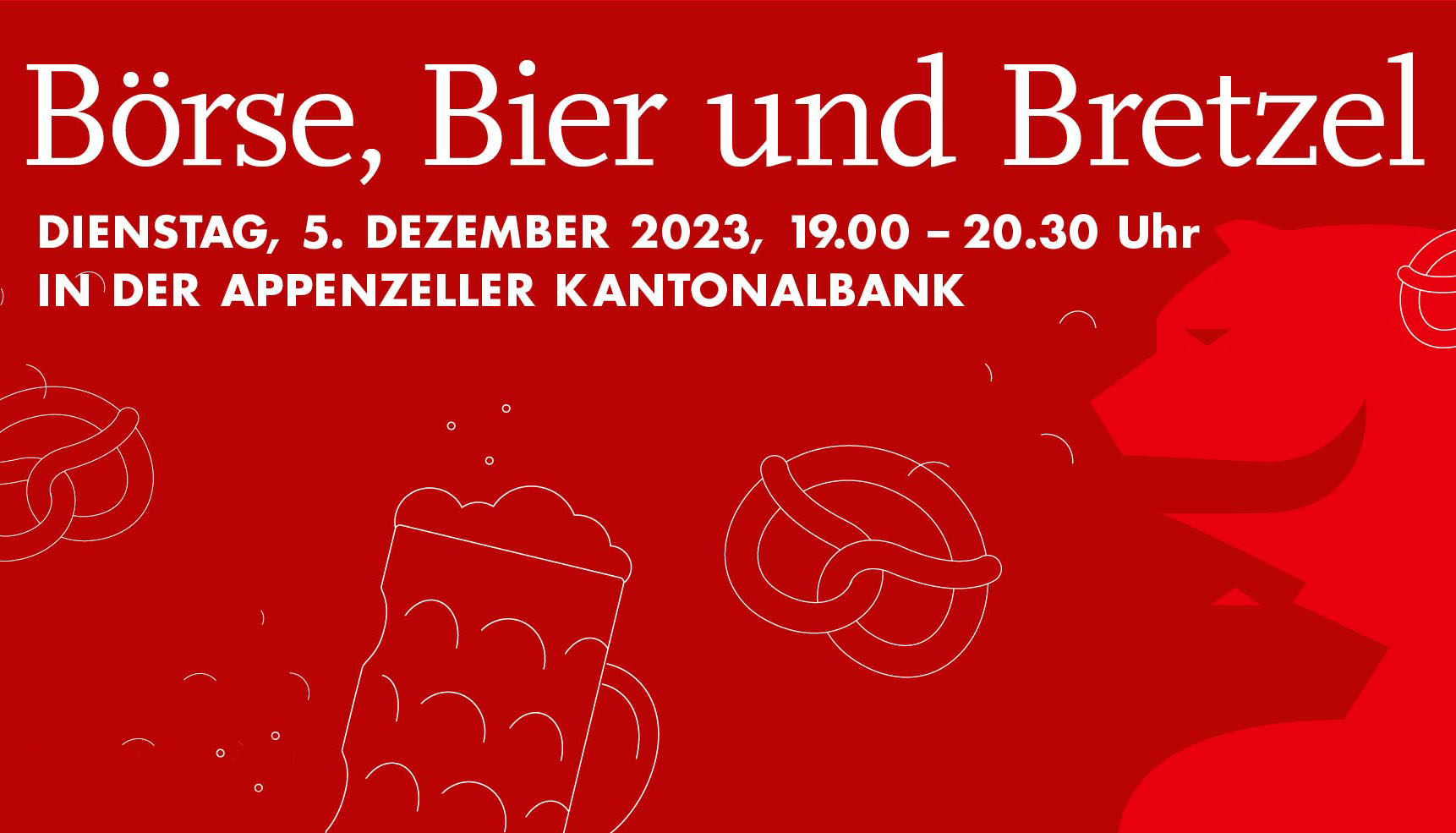 Börse, Bier und Bretzel