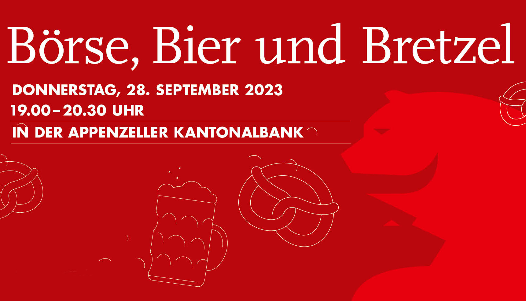 Börse, Bier und Bretzel