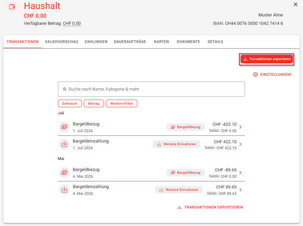 FAQ Haushalt