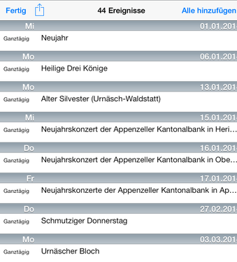 Feiertagskalender